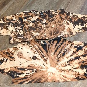 2 tie-dye shirts NWOT